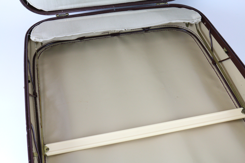 Vintage Faux Alligator Skin Suitcase