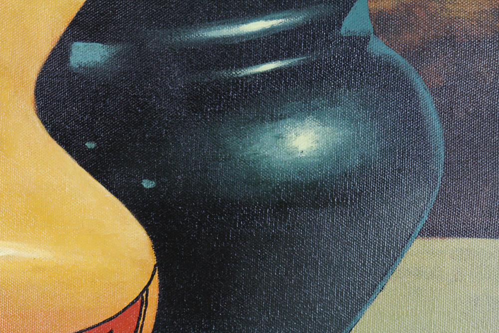 Framed and Signed Oil on Canvas of a Southwstern-Themed Still Life by Peter K Williams