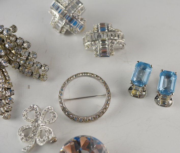 Sparkling Rhinestone Costume Jewelry Collection