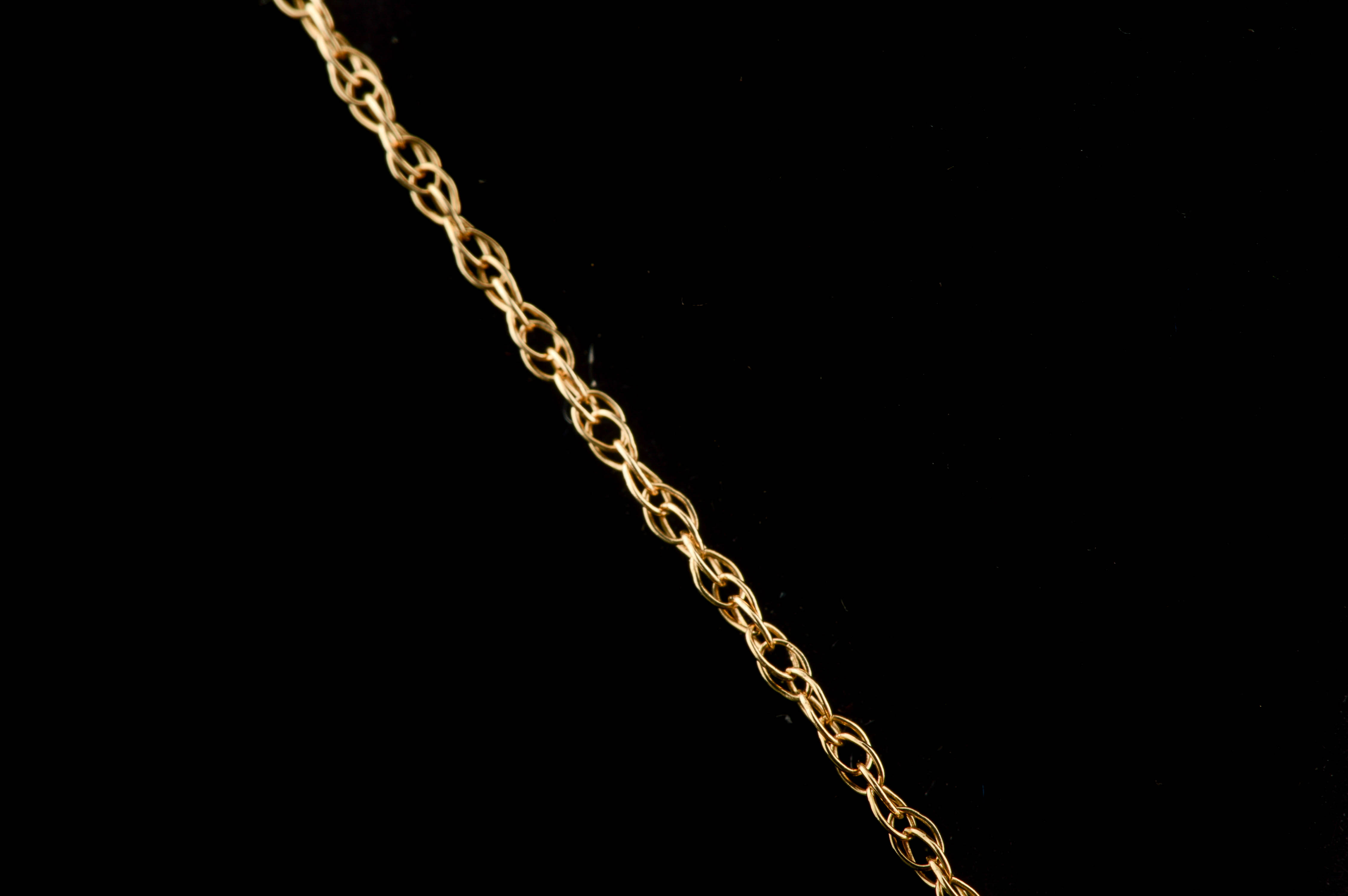 10K Yellow Gold and Diamond Heart Pendant