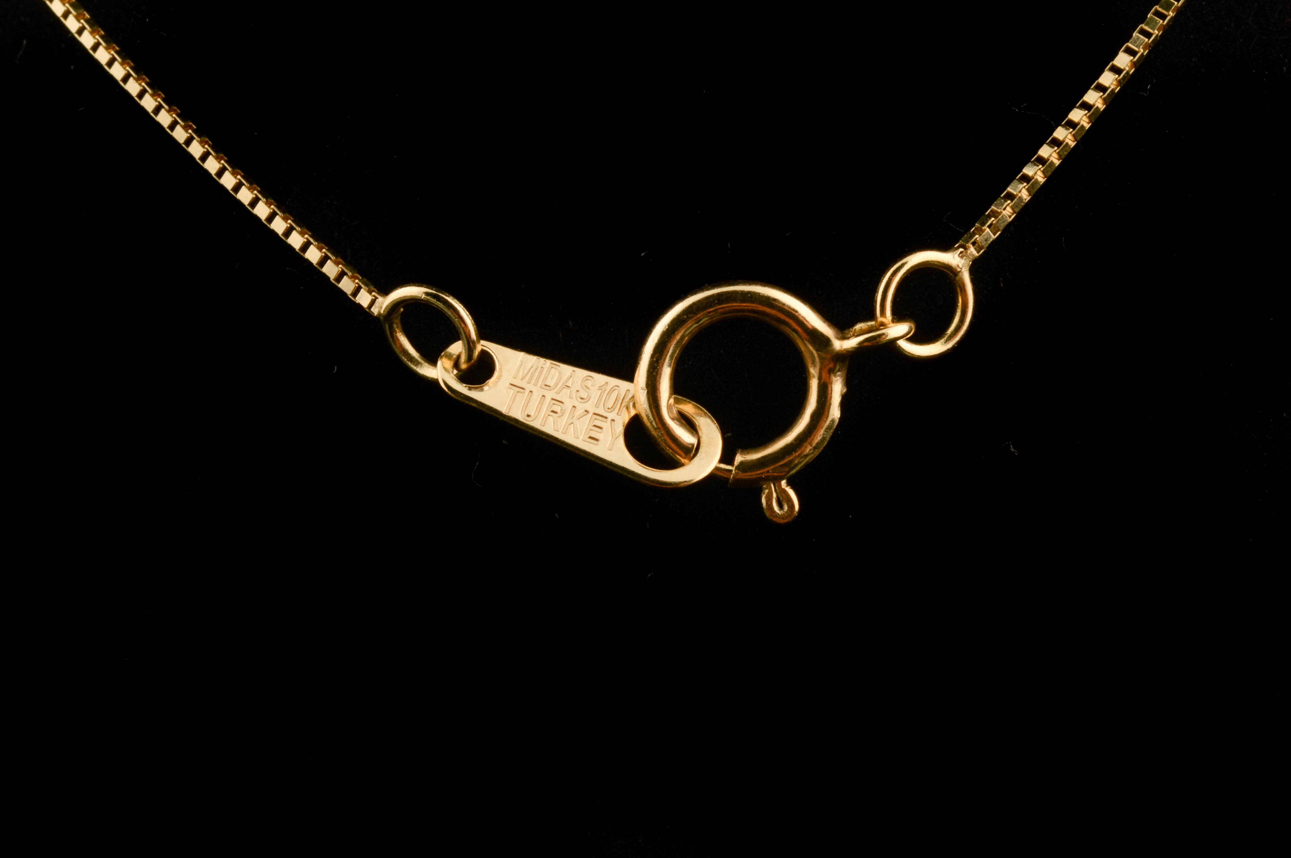 10K Yellow Gold and Diamond Flower Pendant