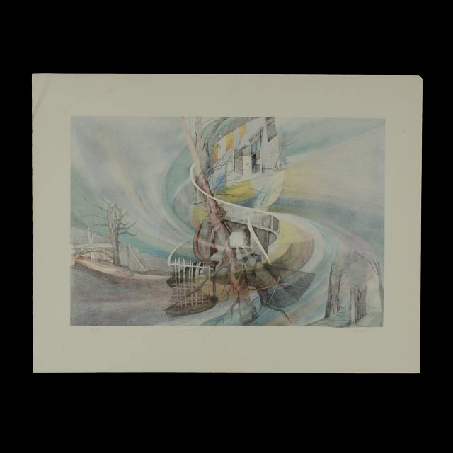 Anton Krajnc Artist's Proof Hand-Pulled Lithograph