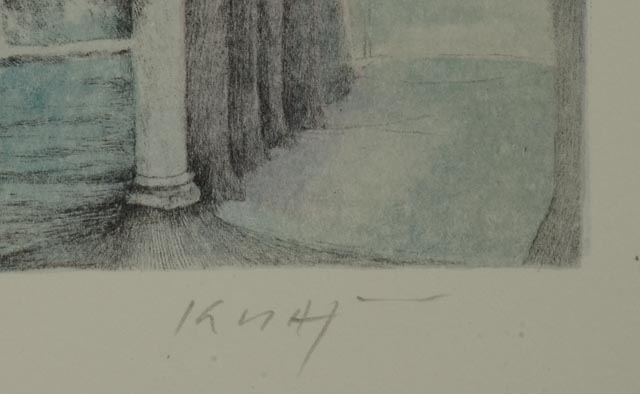 Anton Krajnc Artist's Proof Hand-Pulled Lithograph