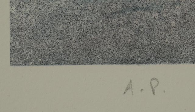 Anton Krajnc Artist's Proof Hand-Pulled Lithograph