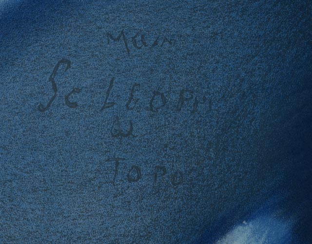 Sandro Chia Artist's Proof Hand-Pulled Lithograph "Topo"