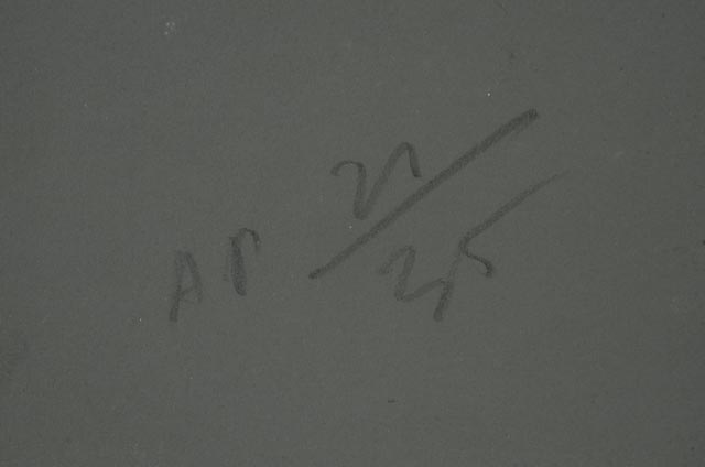 Chryssa Vardea-Mavromichali Serigraph "The Gates To Times Square," 1980