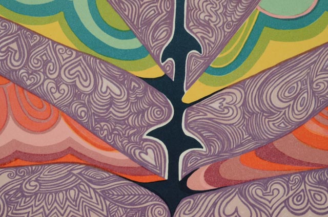 Alice Asmar Hand-Pulled Lithograph "Mystic Rose"