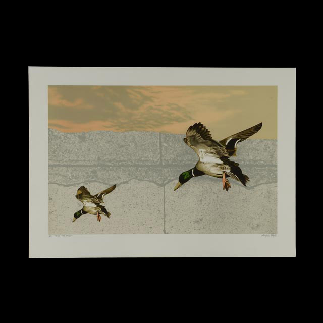 Michael Jay Knigin Lithograph "Take the Point"