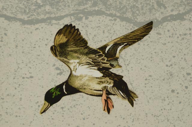 Michael Jay Knigin Lithograph "Take the Point"