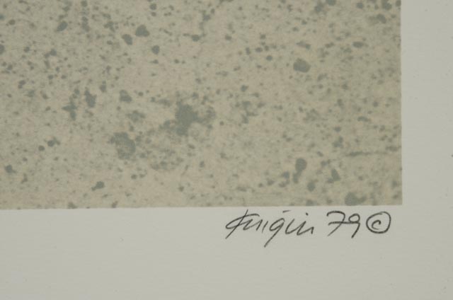 Michael Jay Knigin Lithograph "Take the Point"