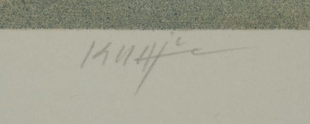 Anton Krajnc Limited Edition Lithograph "Golden Rose of Innsbruck"