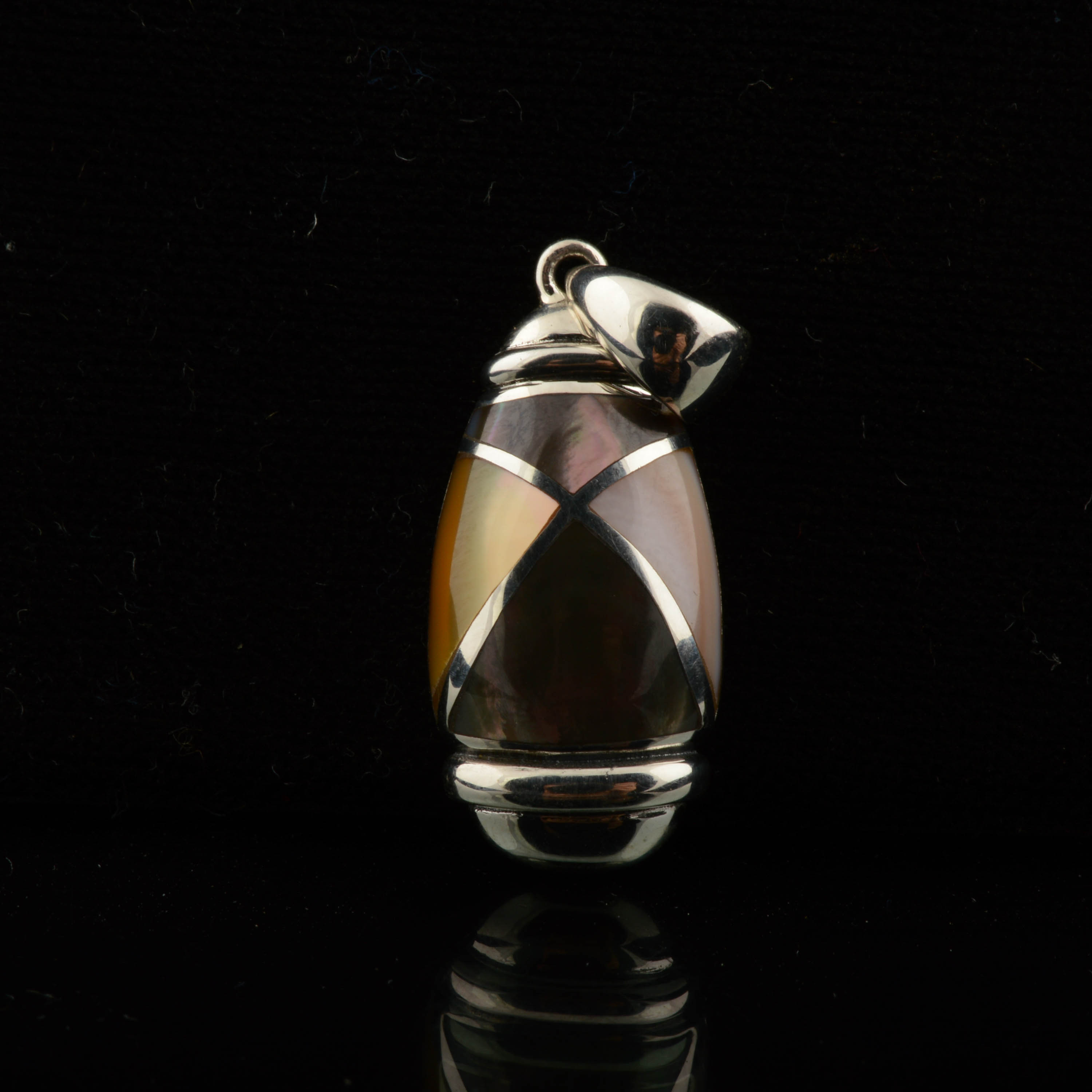 Asch Grossbardt Sterling Silver Mother of Pearl Pendant