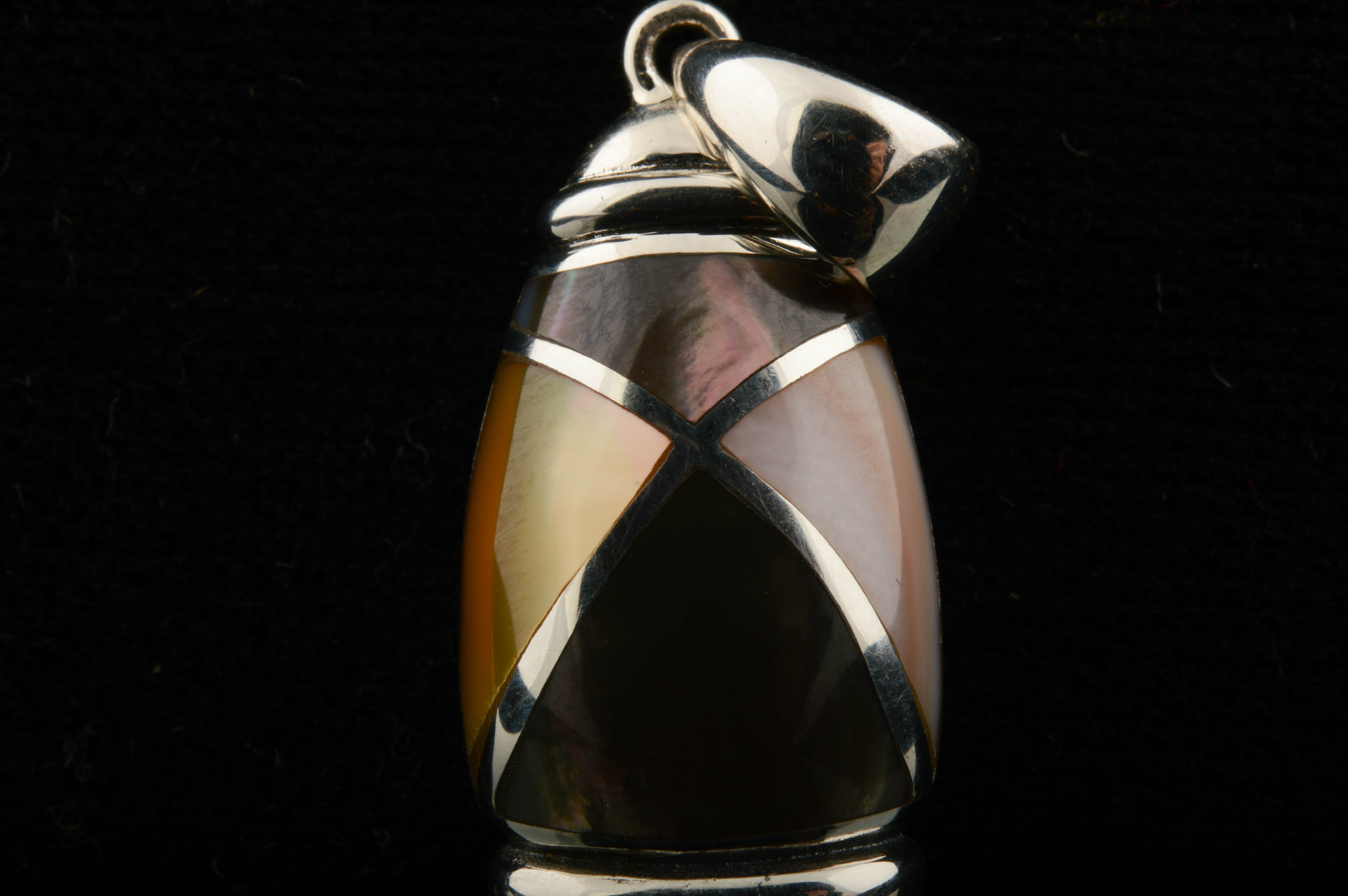 Asch Grossbardt Sterling Silver Mother of Pearl Pendant