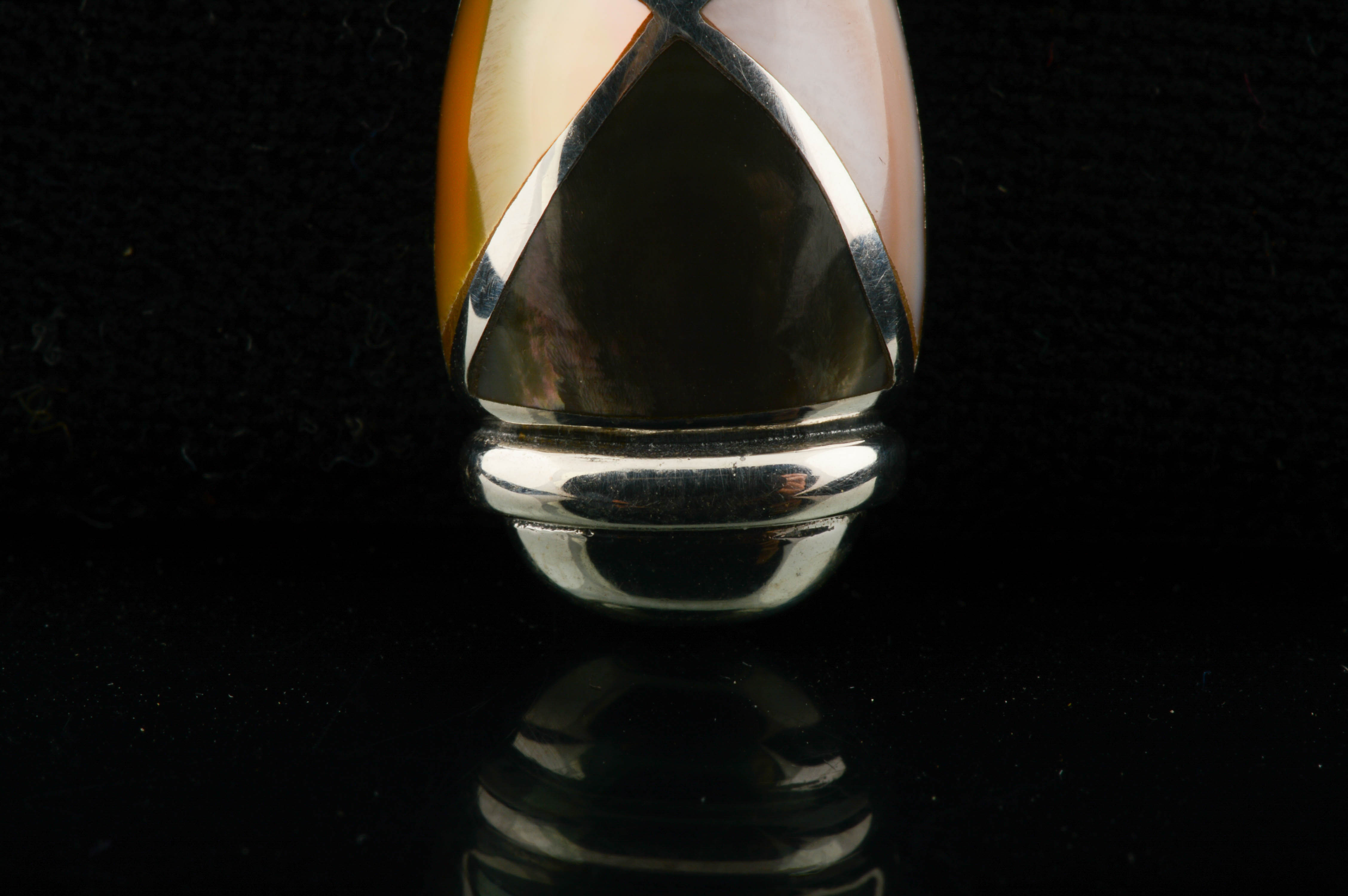 Asch Grossbardt Sterling Silver Mother of Pearl Pendant