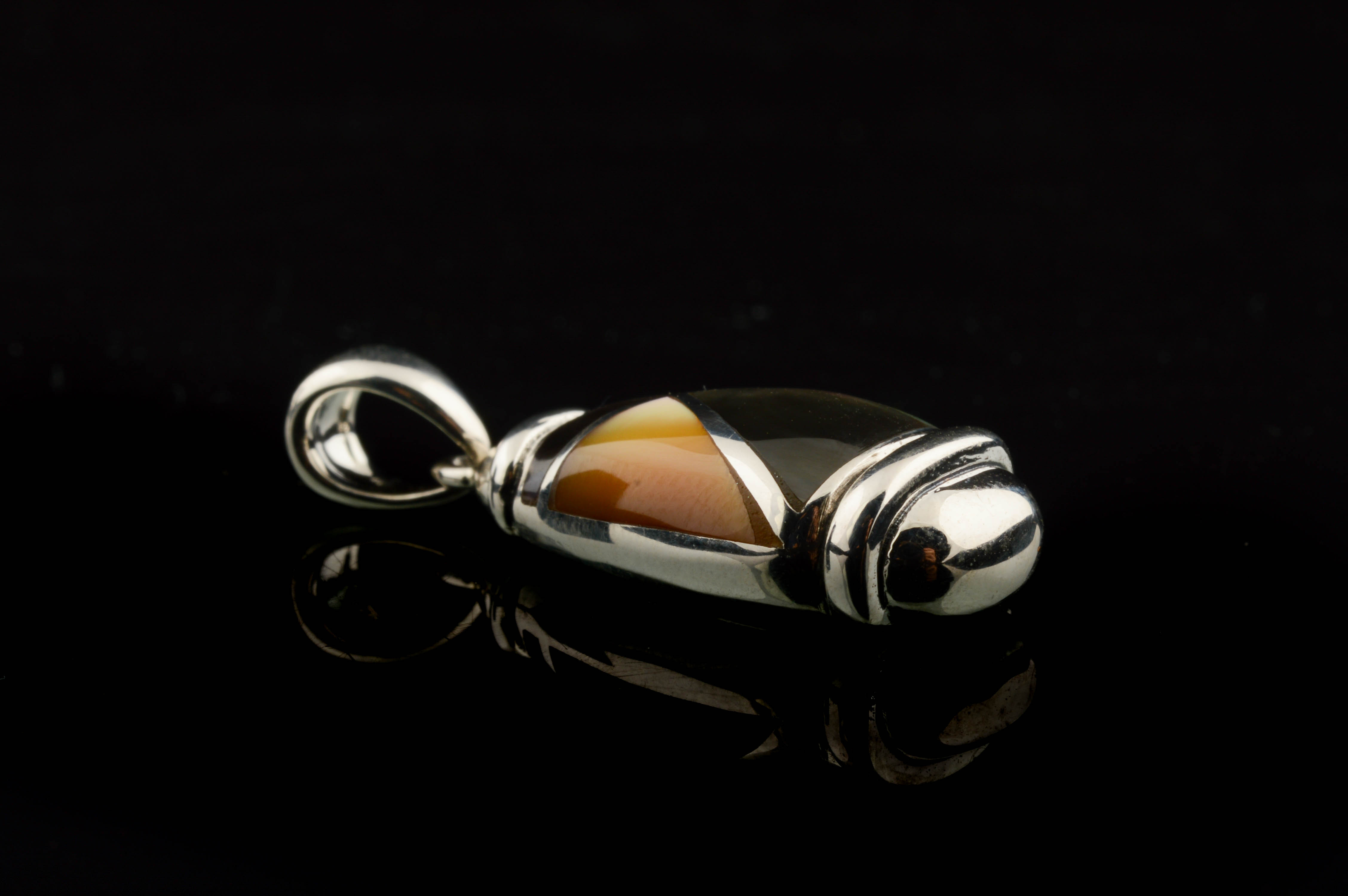 Asch Grossbardt Sterling Silver Mother of Pearl Pendant