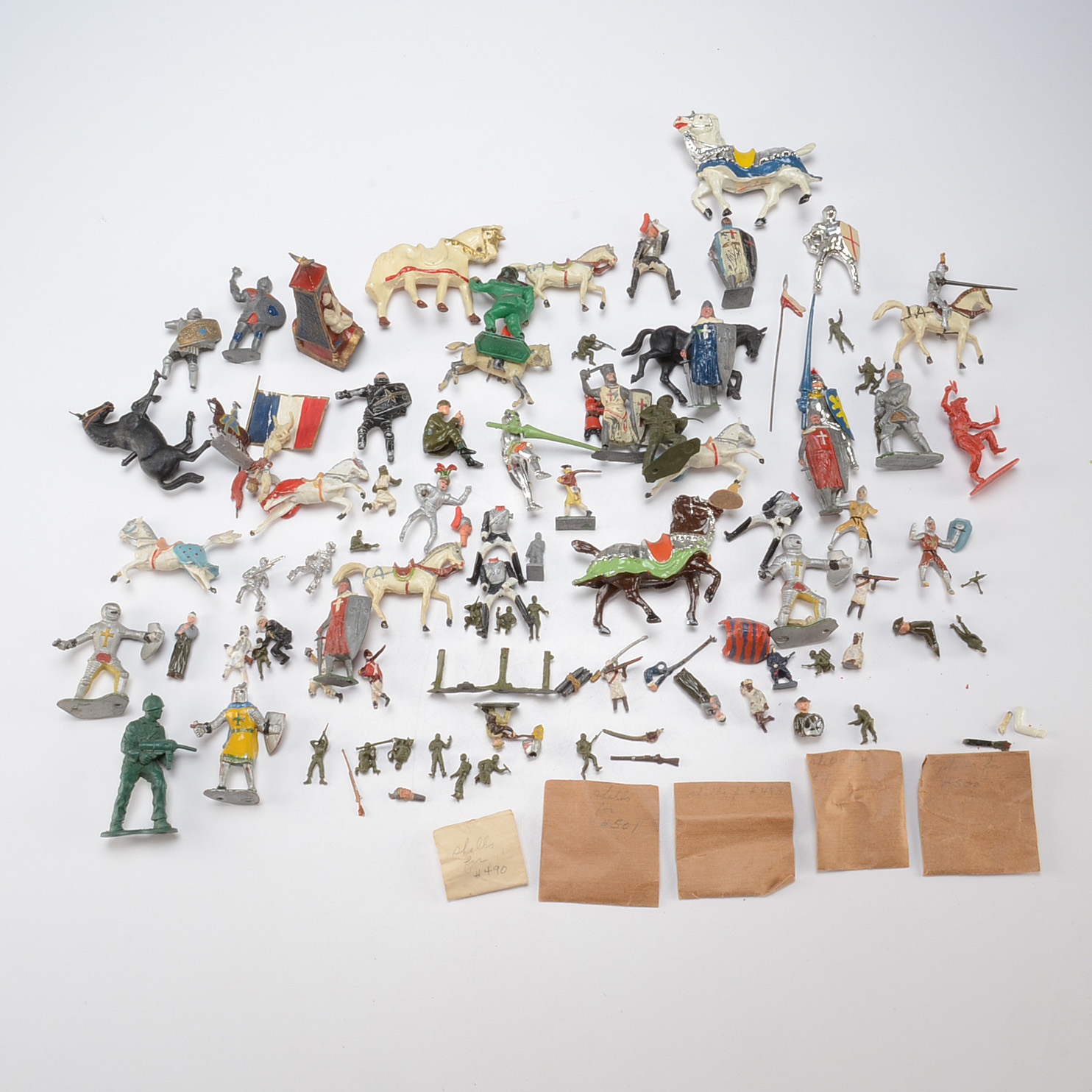 Collection of Lead and Plastic Soldier Toys