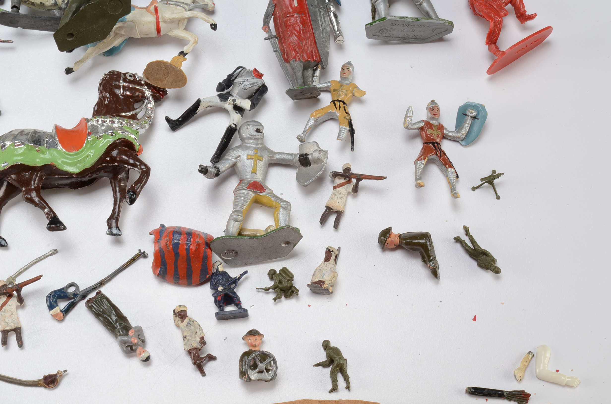 Collection of Lead and Plastic Soldier Toys