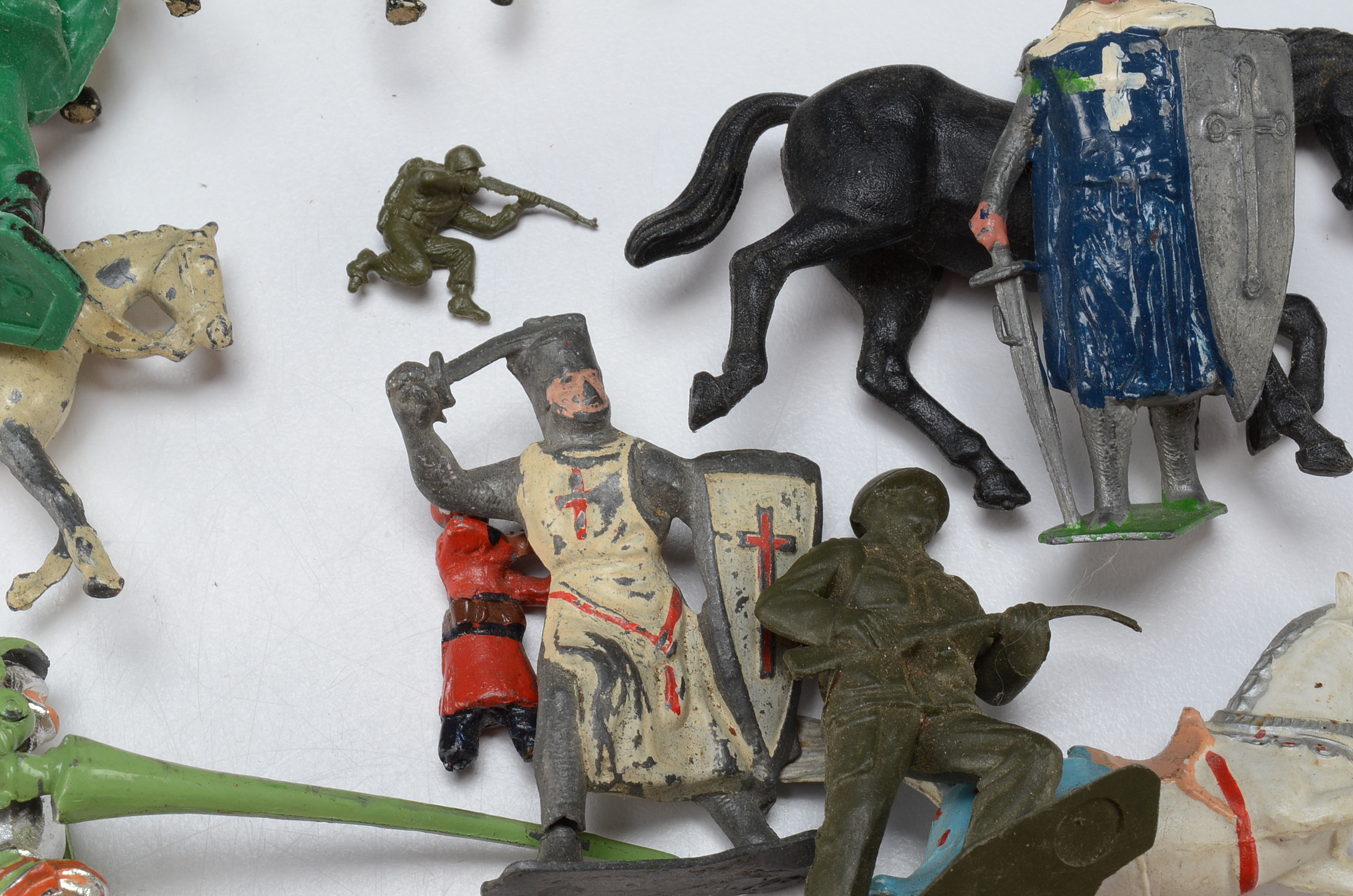 Collection of Lead and Plastic Soldier Toys