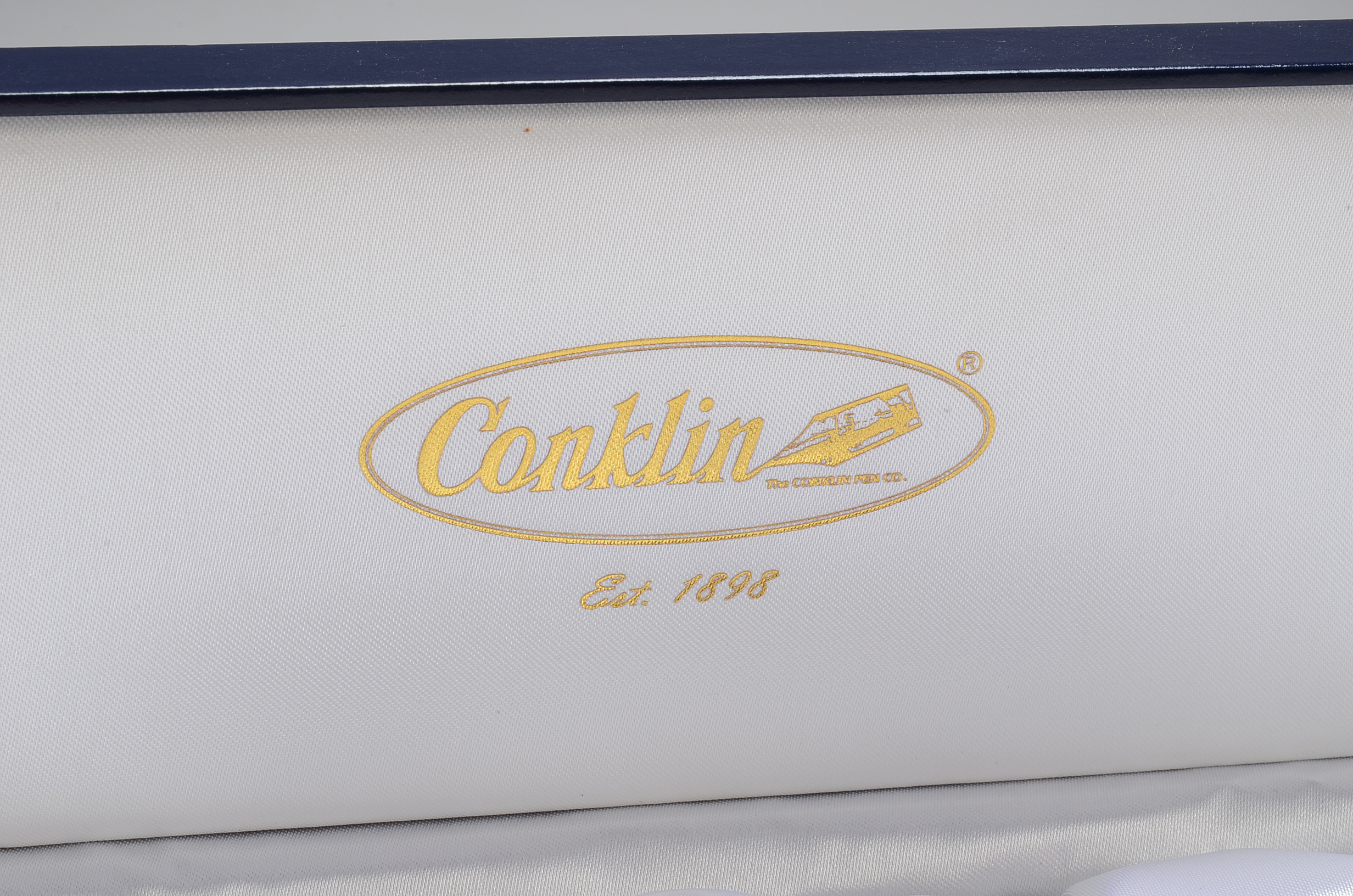 Conklin "Herringbone" Brown Ballpoint Pen