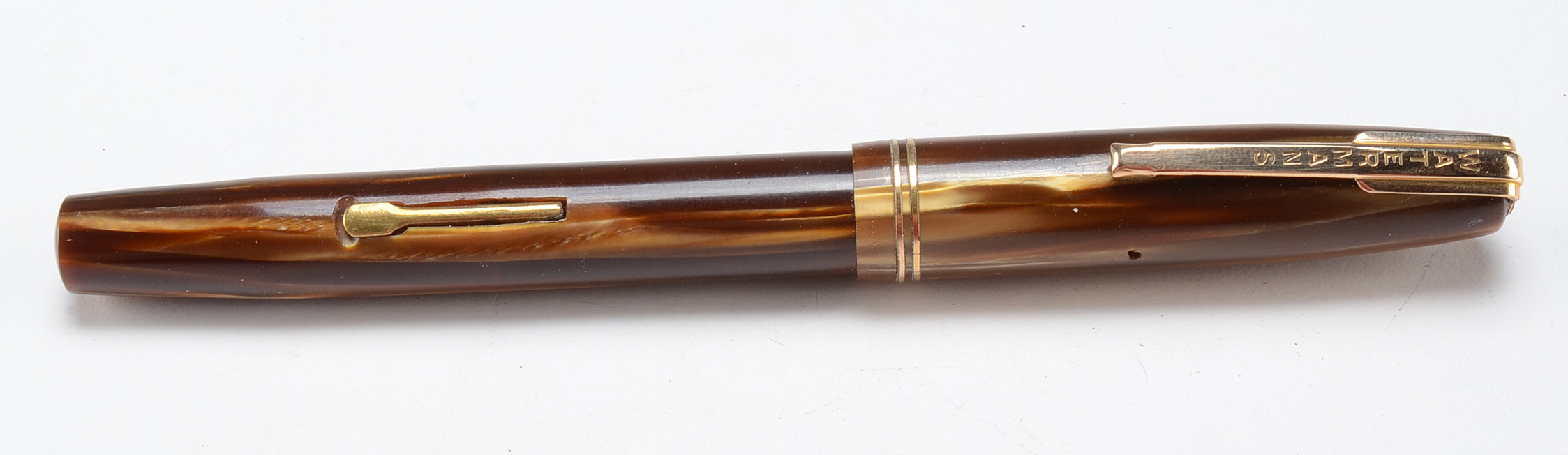Vintage Waterman Stalwart Fountain Pen with 14K Yellow Gold Nib