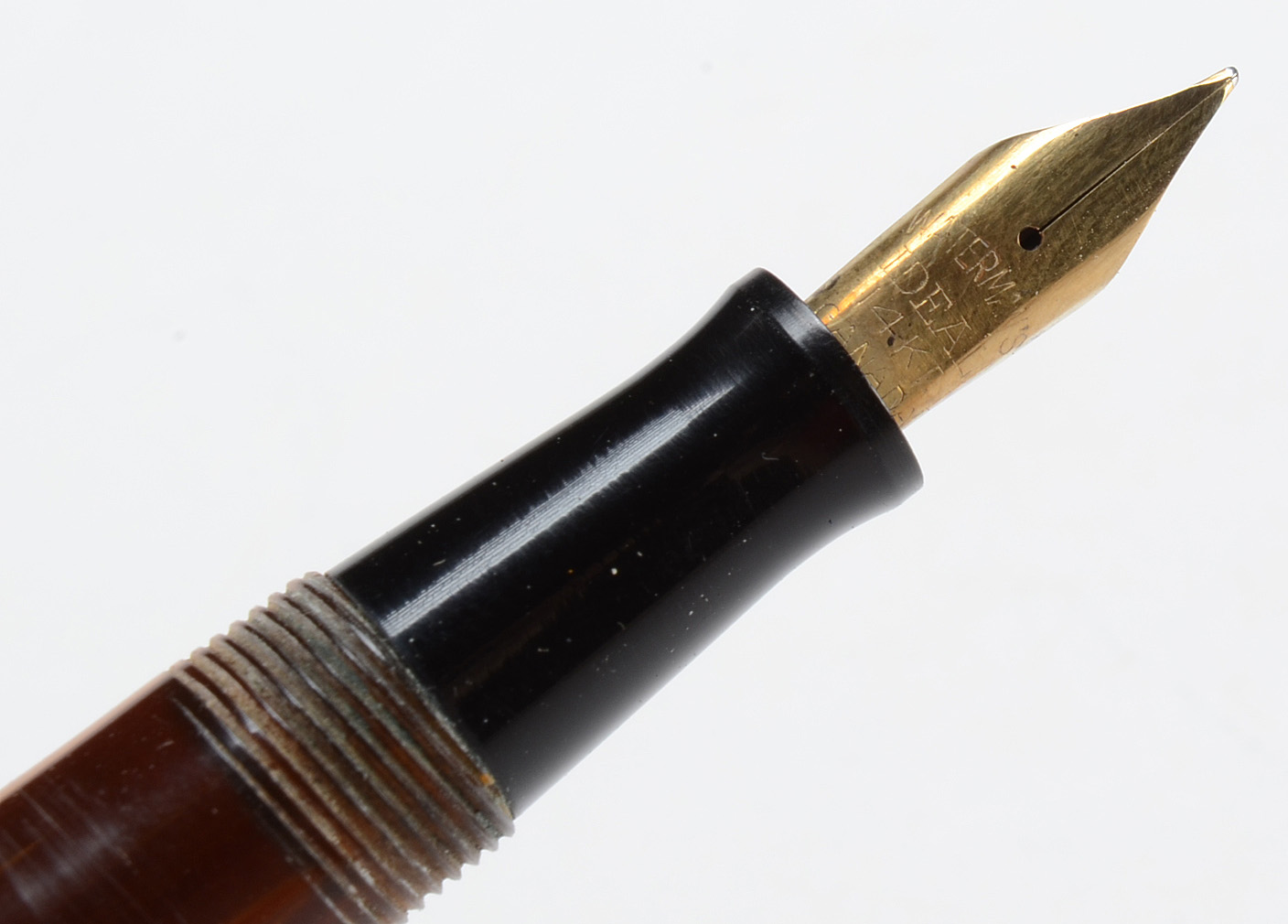 Vintage Waterman Stalwart Fountain Pen with 14K Yellow Gold Nib