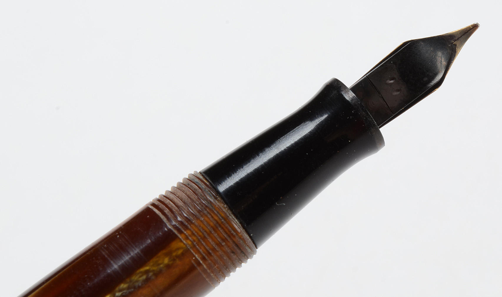 Vintage Waterman Stalwart Fountain Pen with 14K Yellow Gold Nib