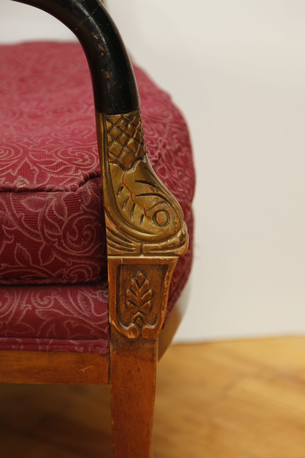 French Empire Style Fauteuil Armchairs