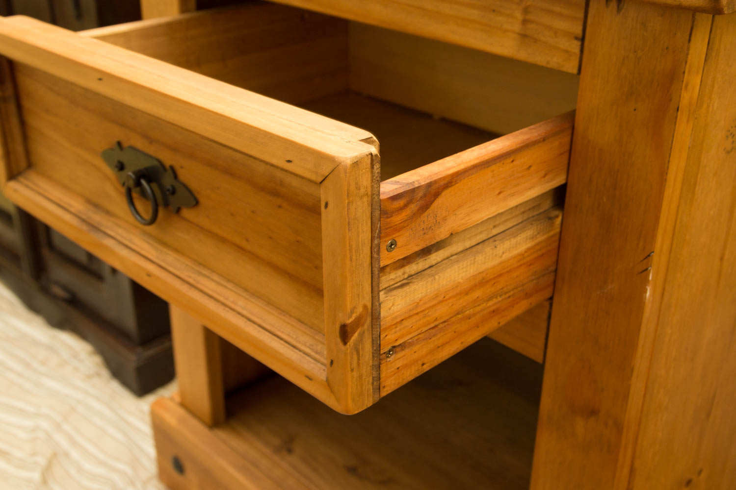 Pier 1 Imports Pine Side Table