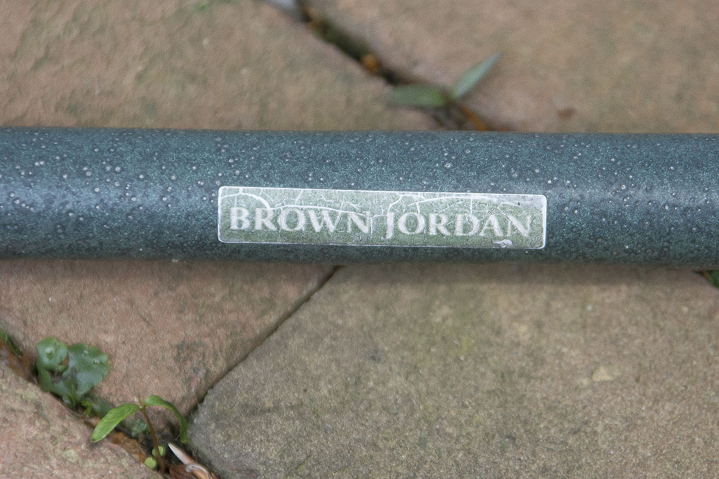 Brown Jordan "Roma" Patio Chairs and Side Table