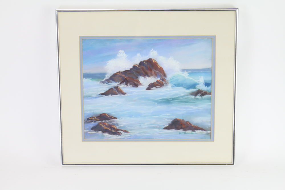 Group of Water-Themed Framed Art