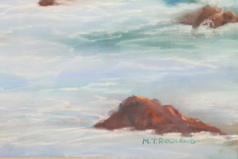 Group of Water-Themed Framed Art