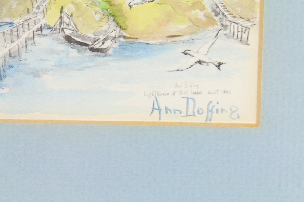 Group of Water-Themed Framed Art