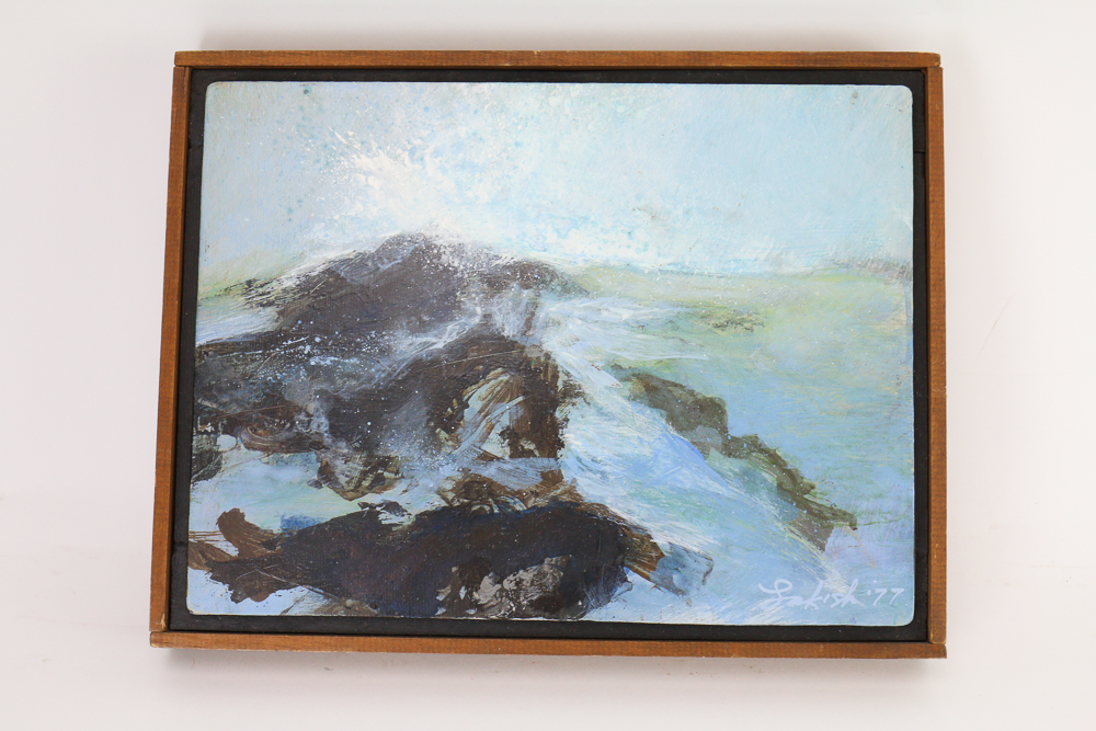 Group of Water-Themed Framed Art