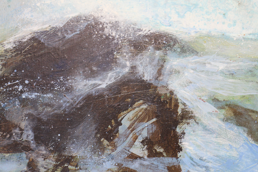 Group of Water-Themed Framed Art