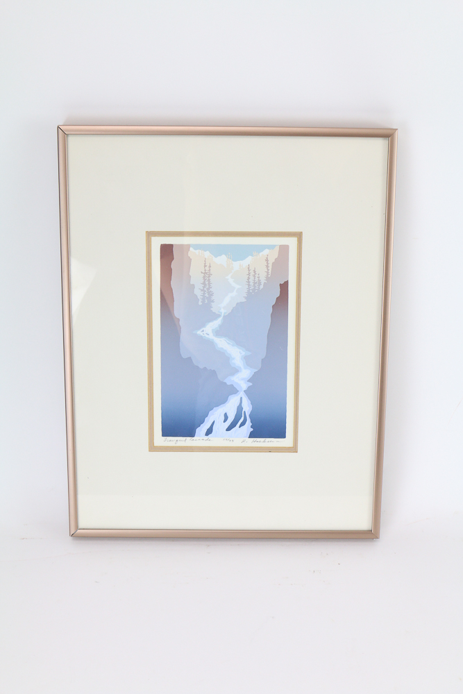 Group of Water-Themed Framed Art