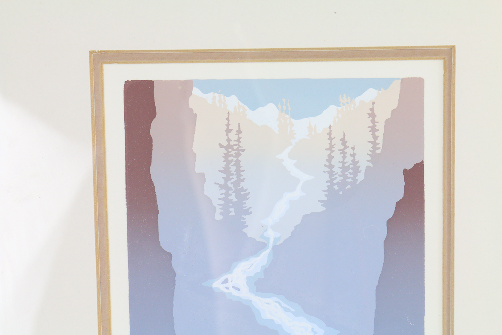 Group of Water-Themed Framed Art