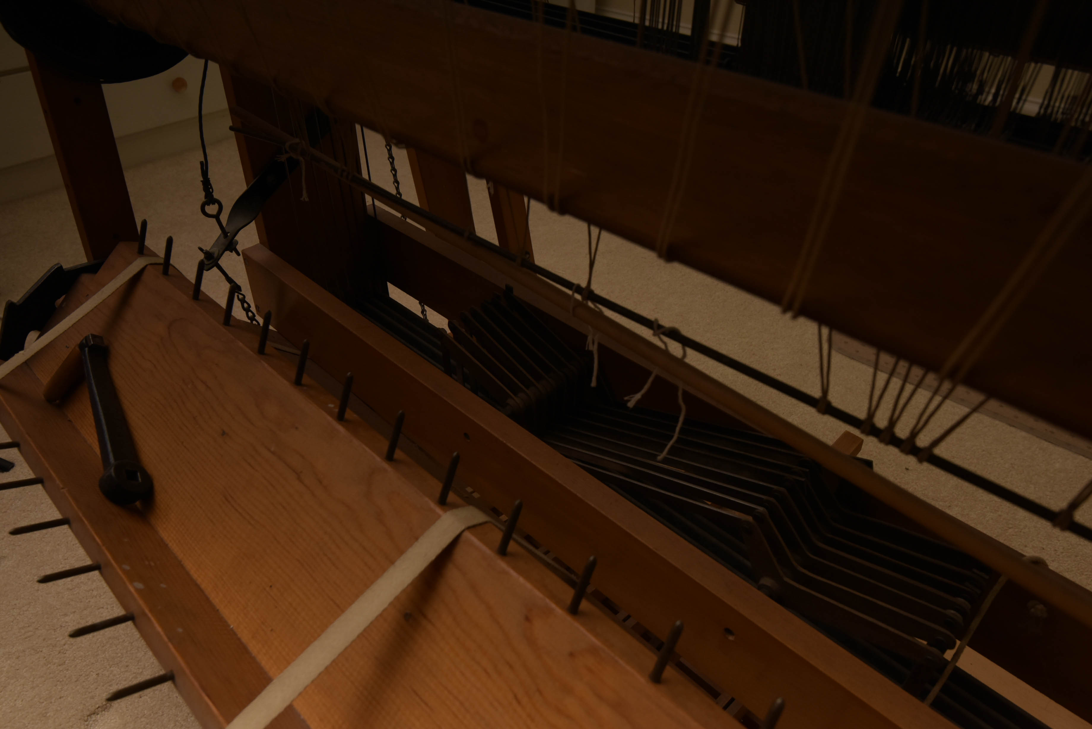 Wooden Foot Treadle Floor Loom