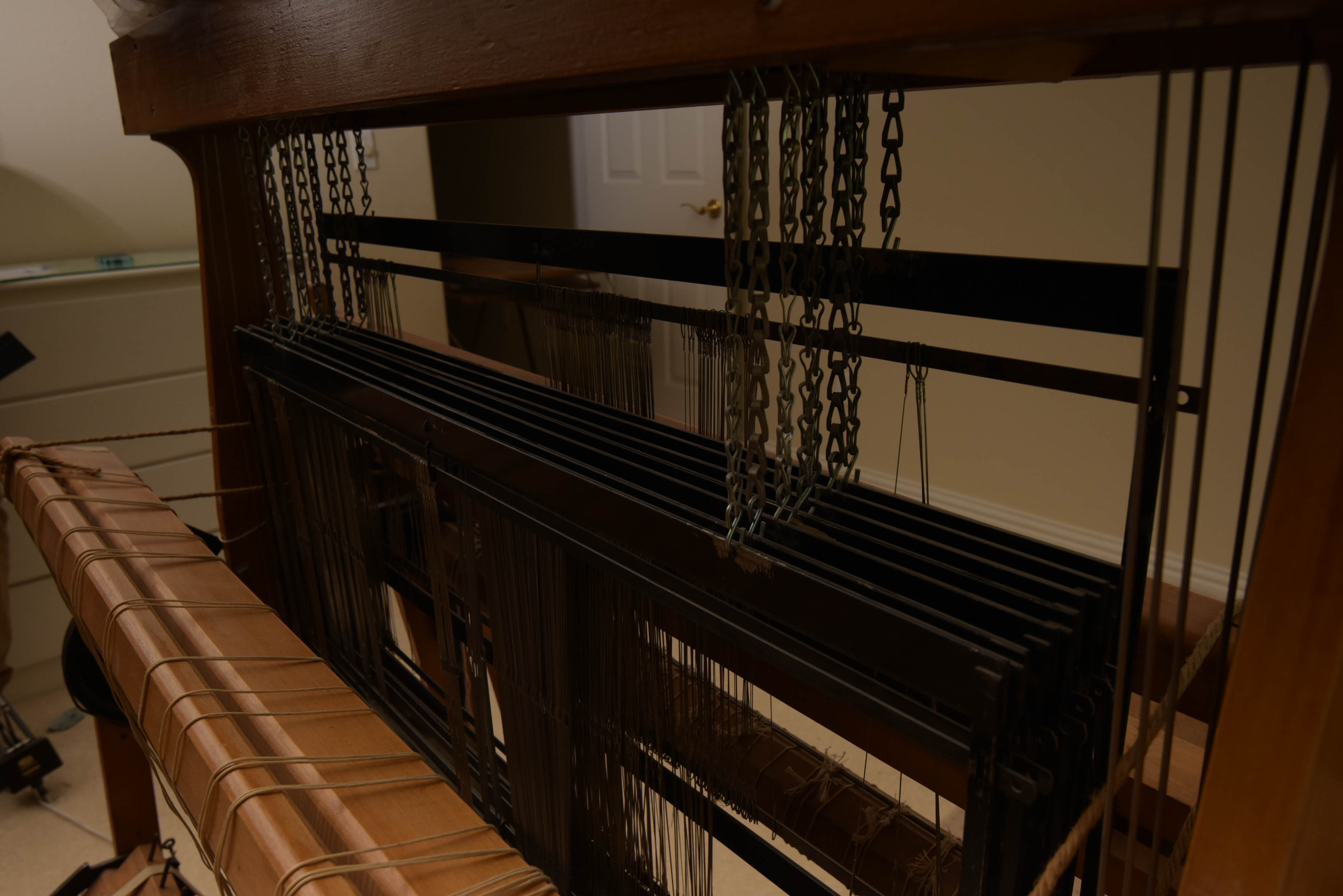 Wooden Foot Treadle Floor Loom