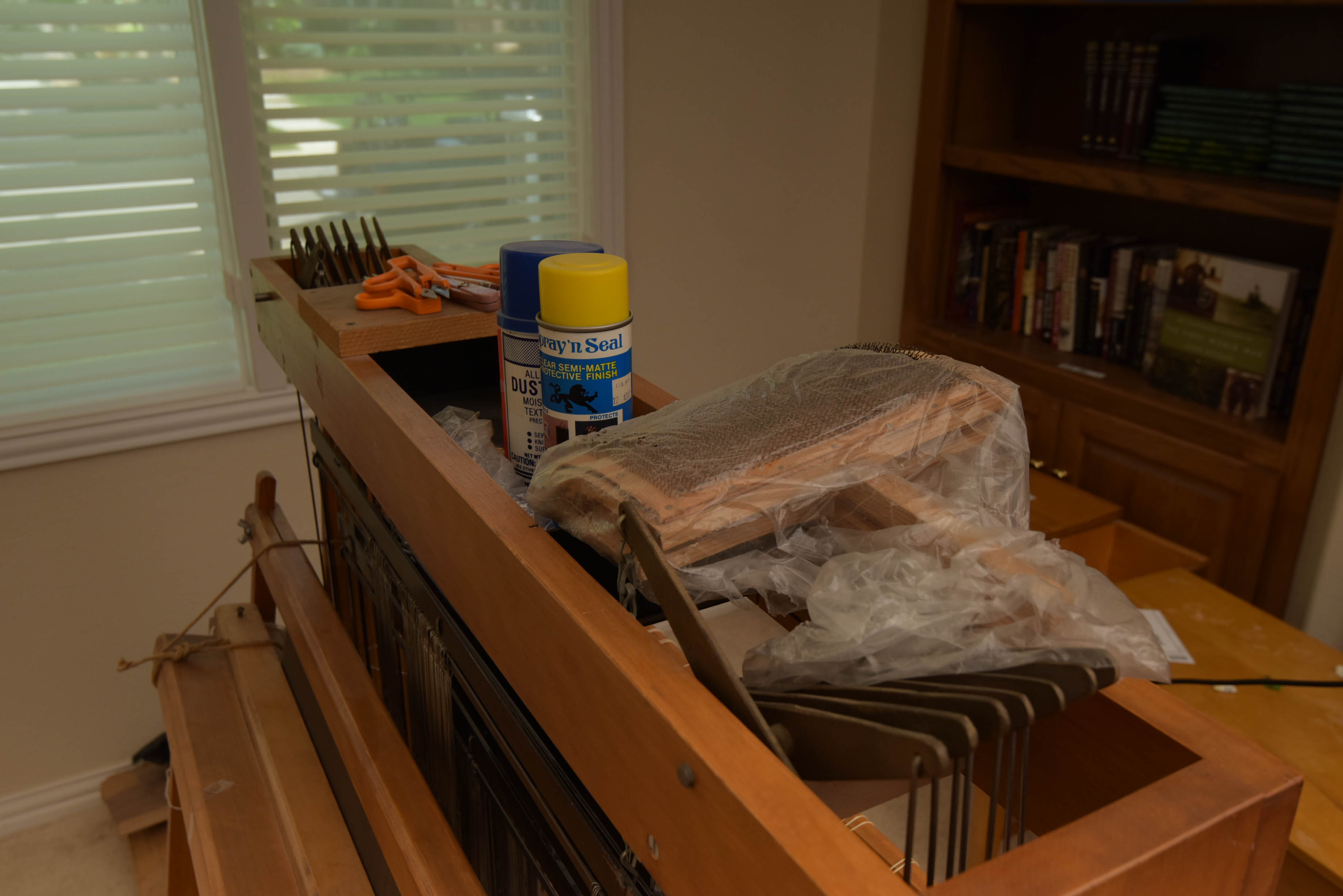 Wooden Foot Treadle Floor Loom