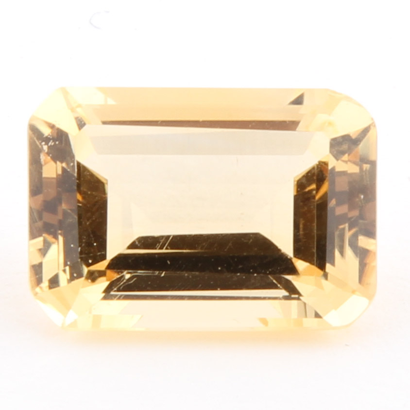 6.44 CT Emerald Cut Citrine