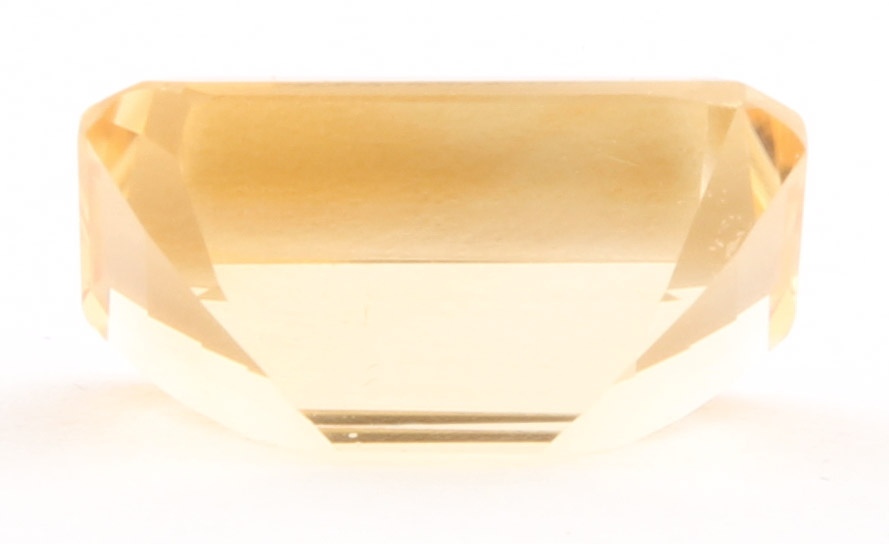 6.44 CT Emerald Cut Citrine