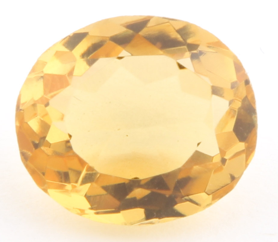 12.10 CTW Loose Yellow Citrine Stone
