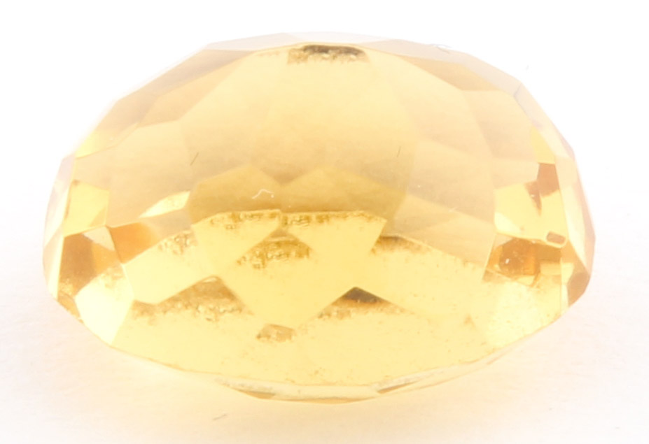 12.10 CTW Loose Yellow Citrine Stone