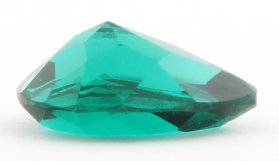 6.58 CT Pear Cut Synthetic Emerald