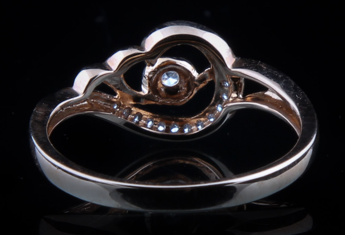 14K Yellow Gold Fancy Diamond Ring