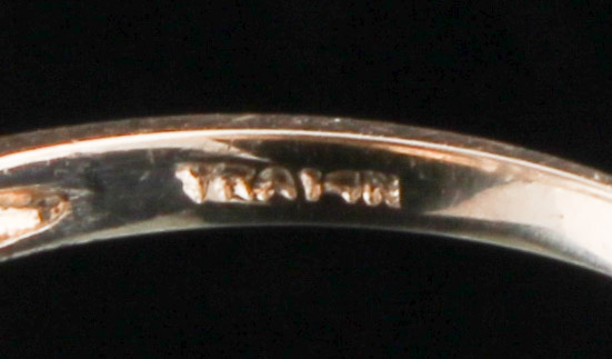 14K Yellow Gold Wedding Band with Diamonds