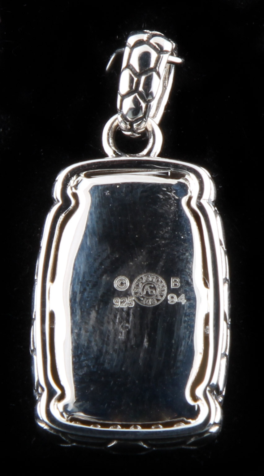 Asch Grossbardt Sterling Silver Semi-Precious Gem Stones Abstract Pendant