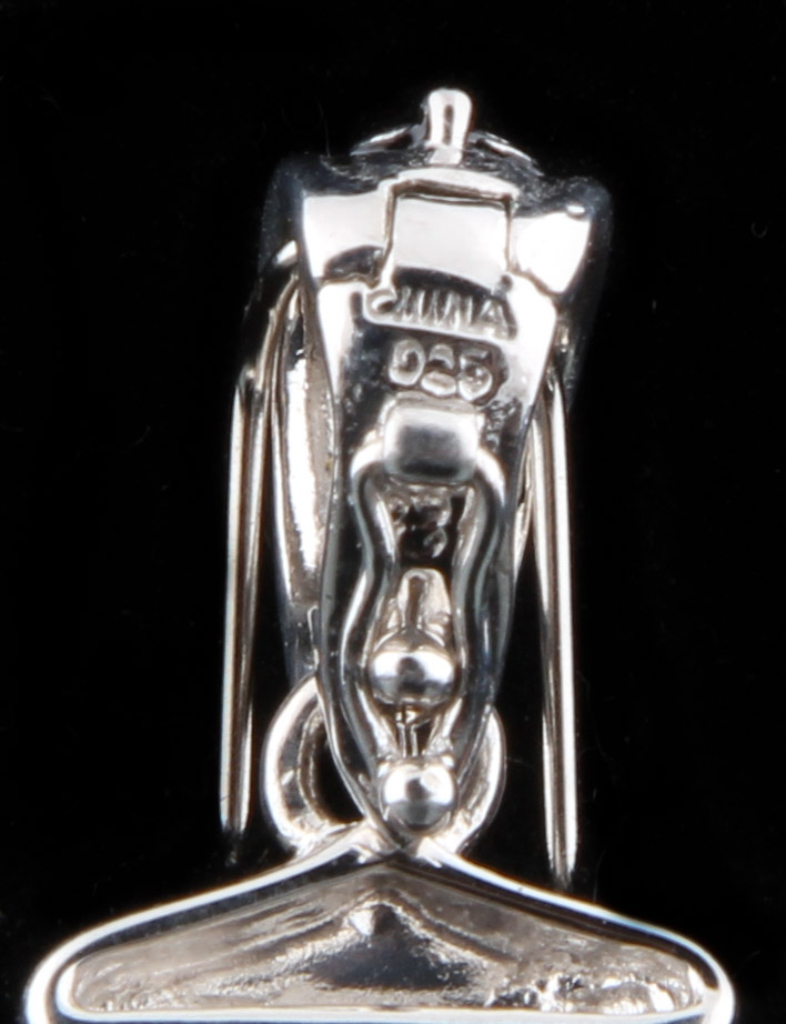 Sterling Silver and Pearl Cross Pendant