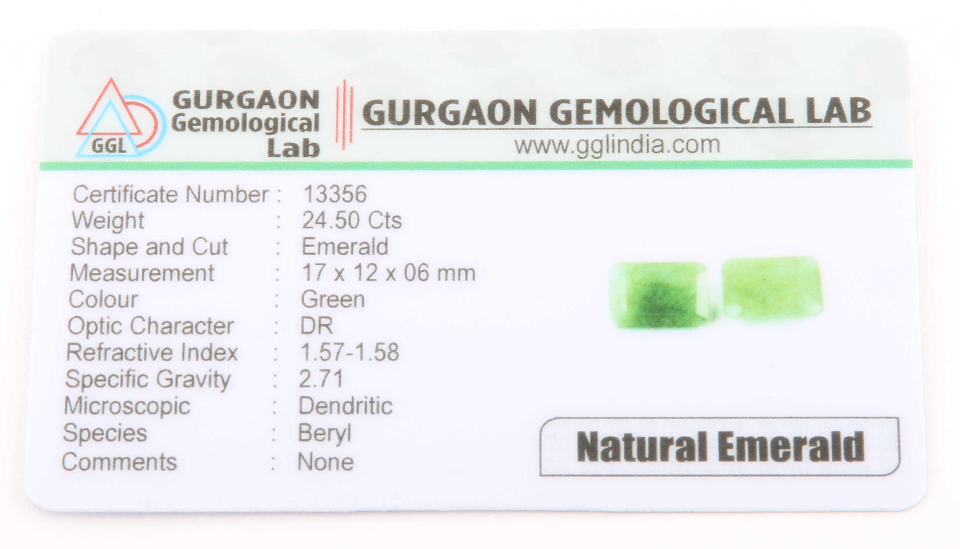 24.50 CT Natural Emerald Loose Stones