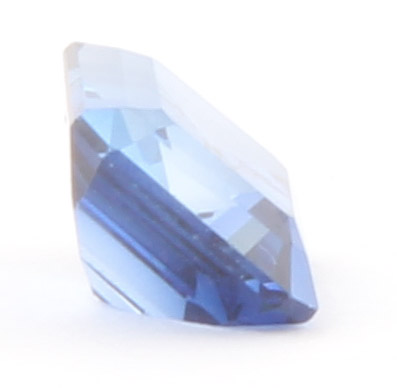 3.02 CT Emerald Cut Synthetic Blue Sapphire